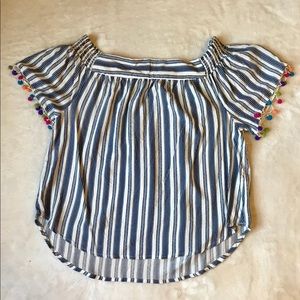 Lily White off shoulder blouse